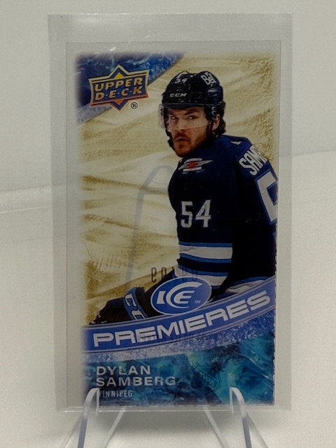 2022-23 Upper Deck Ice - Ice Premieres Minis Gold Dylan Samberg #MI-47 SN99 front