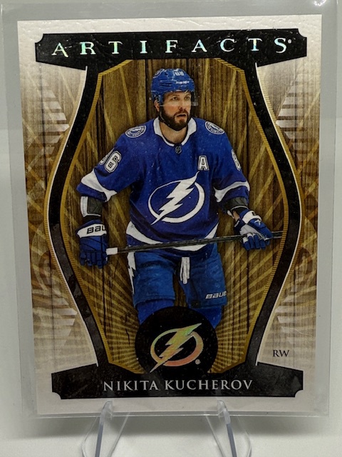 2023-24 Upper Deck Artifacts - Leather Nikita Kucherov #125 front