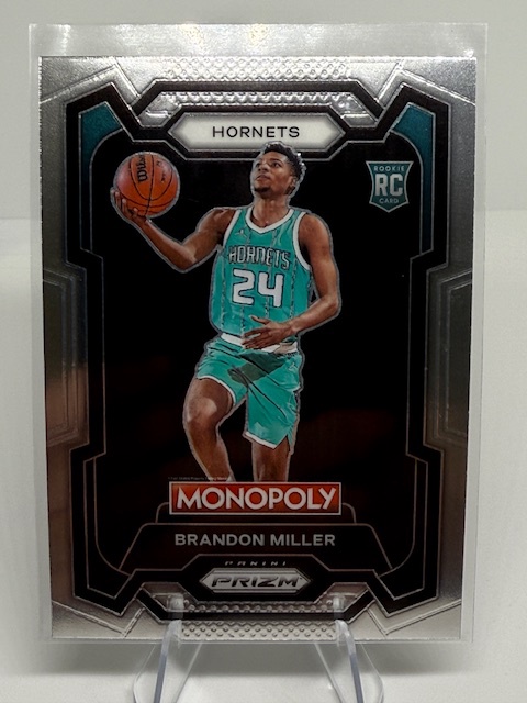 2023-24 Panini Prizm Monopoly Brandon Miller #15 front
