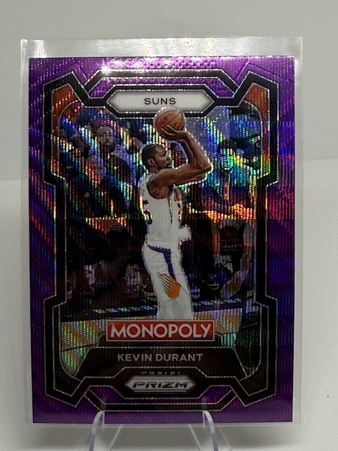 2023-24 Panini Prizm Monopoly - Purple Kevin Durant #70 front