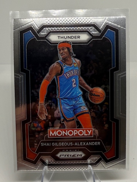 2023-24 Panini Prizm Monopoly Shai Gilgeous-Alexander #61 front