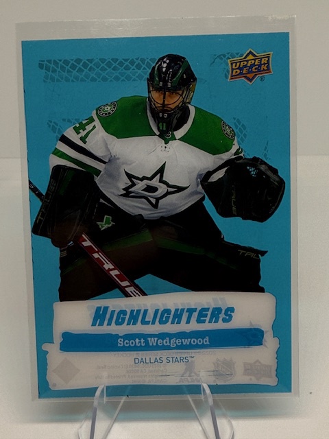2022-23 Upper Deck - Highlighters Scott Wedgewood #HL-12 front