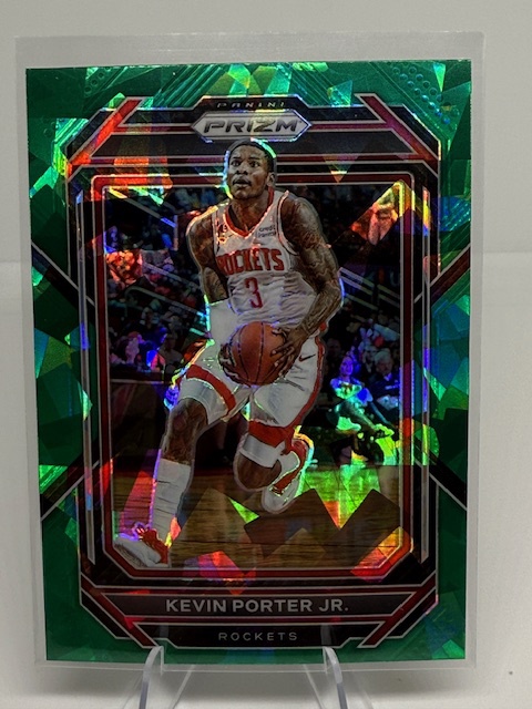 2022-23 Panini Prizm - Prizms Green Ice Kevin Porter Jr. #175 front