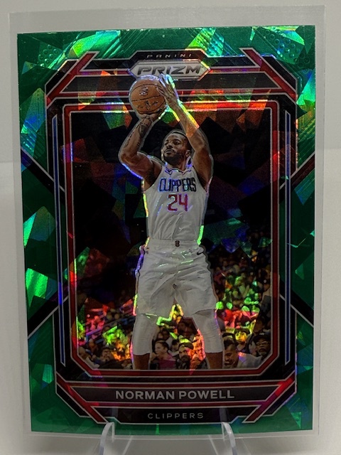 2022-23 Panini Prizm - Prizms Green Ice Norman Powell #132 front