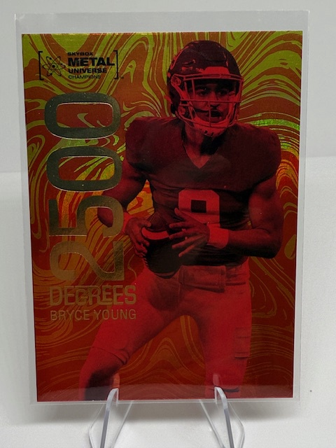 2022 SkyBox Metal Universe Champions - 2500 Degrees Bryce Young #D-5 front