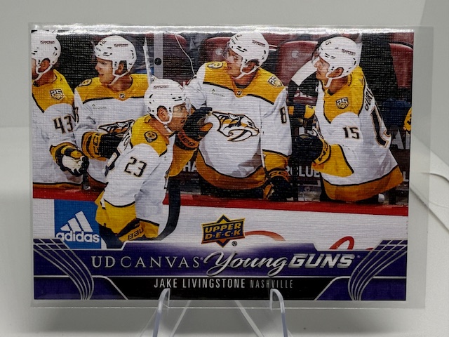 2023-24 Upper Deck - UD Canvas Jake Livingstone #C231 front