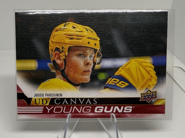 2022-23 Upper Deck - UD Canvas Juuso Parssinen #C366 front
