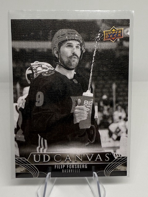 2023-24 Upper Deck - UD Canvas Black & White Filip Forsberg #C168 front