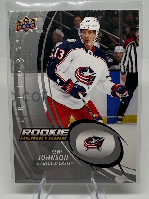 2022-23 Upper Deck Trilogy - Rookie Renditions Kent Johnson #RR-36 front