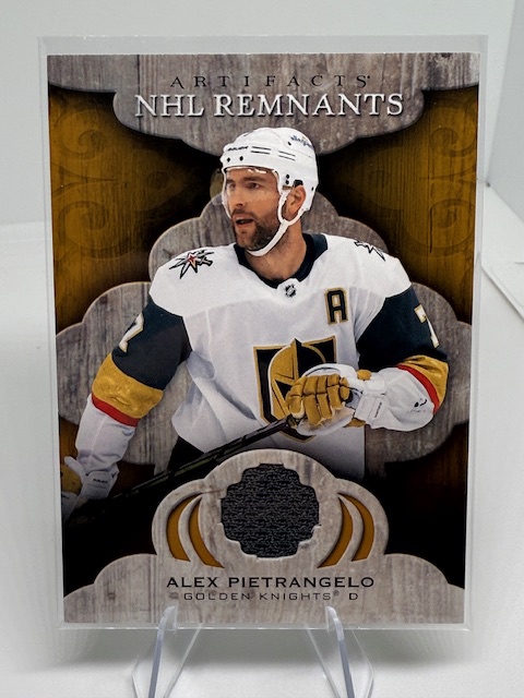2021-22 Upper Deck Artifacts - NHL Remnants Alex Pietrangelo #NR-AP MEM front