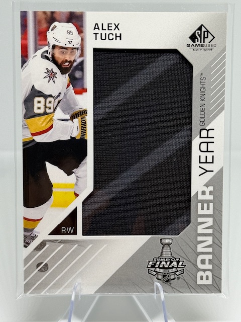 2018-19 SP Game Used - Banner Year Jumbo Relic Stanley Cup Alex Tuch #BSC-AT MEM front