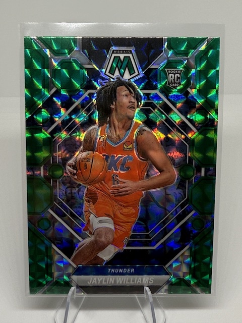 2022-23 Panini Mosaic - Green Jaylin Williams #241 RC front