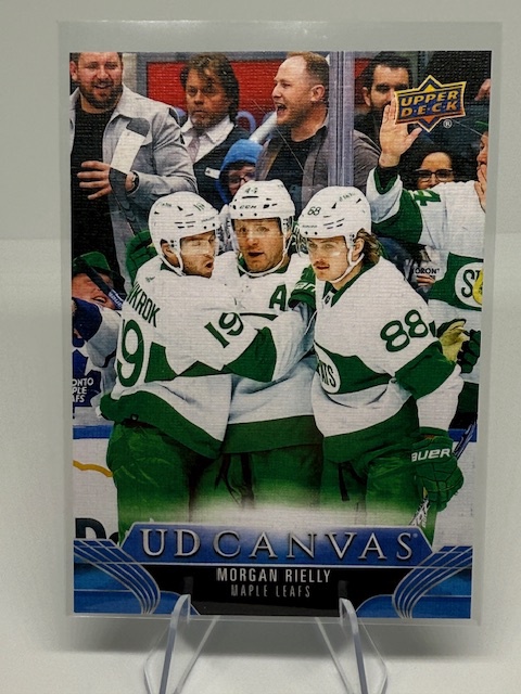 2023-24 Upper Deck - UD Canvas Morgan Rielly #C77 front