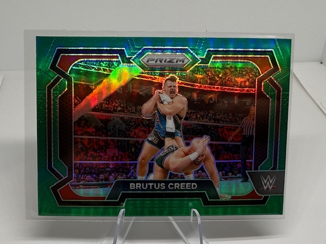 2024 Panini Prizm WWE - Green Prizms Brutus Creed #76 front