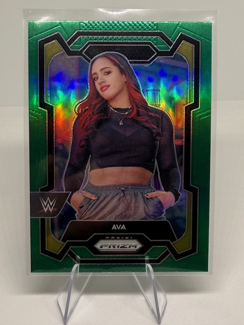 2024 Panini Prizm WWE - Green Prizms Ava #188 front