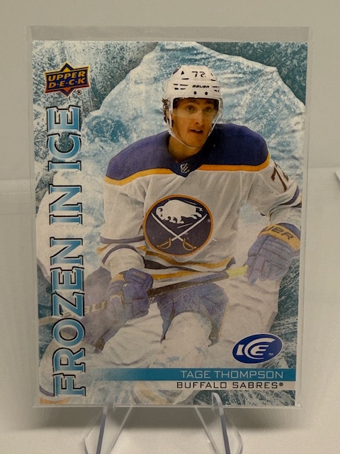 2022-23 Upper Deck Ice - Frozen in Ice Tage Thompson #FI-9 front