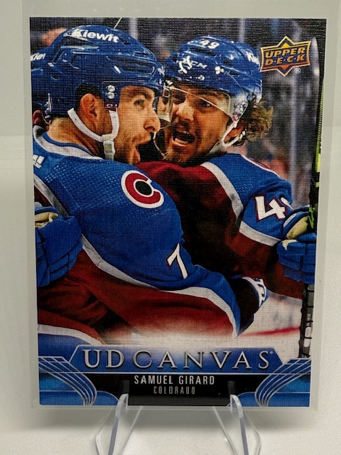 2023-24 Upper Deck - UD Canvas Samuel Girard #C18 front