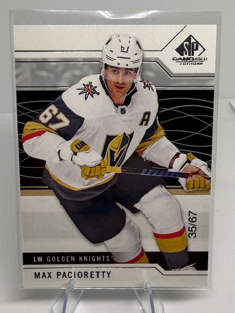 2018-19 SP Game Used Max Pacioretty #4 SN67 front