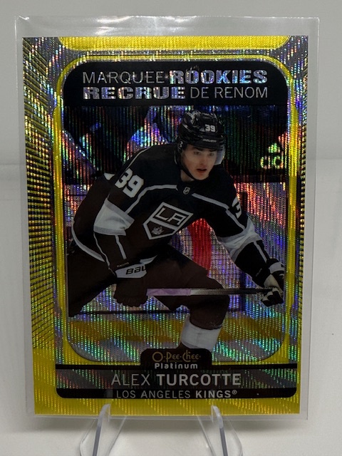 2021-22 O-Pee-Chee Platinum - Neon-Yellow-Surge Alex Turcotte #276 front