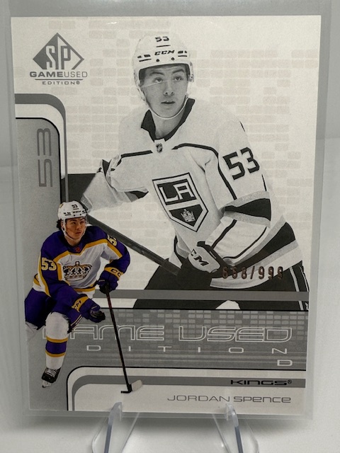 2022-23 SP Game Used - 2001-02 Retro Rookies Jordan Spence #R-30 SN999 front