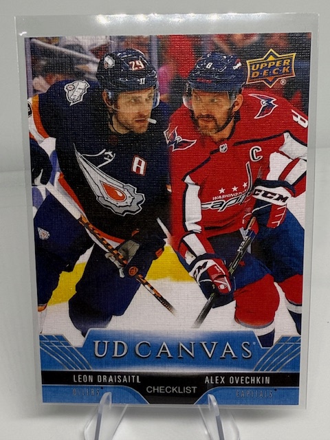 2023-24 Upper Deck - UD Canvas Leon Draisaitl / Alex Ovechkin #C90 front