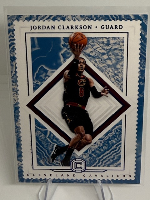 2017-18 Panini Cornerstones - Quartz Jordan Clarkson #121 SN49 front