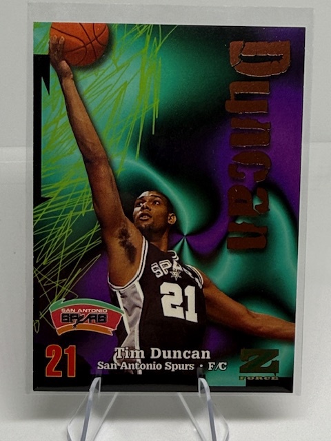 1997-98 SkyBox Z-Force Tim Duncan #111 RC front