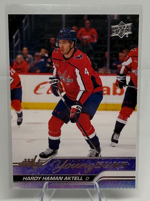 2023-24 Upper Deck Hardy Haman Aktell #473 RC front