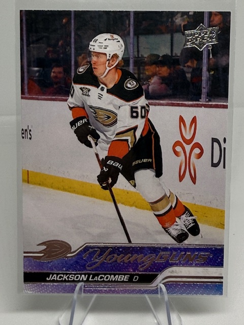 2023-24 Upper Deck Jackson LaCombe #456 RC front