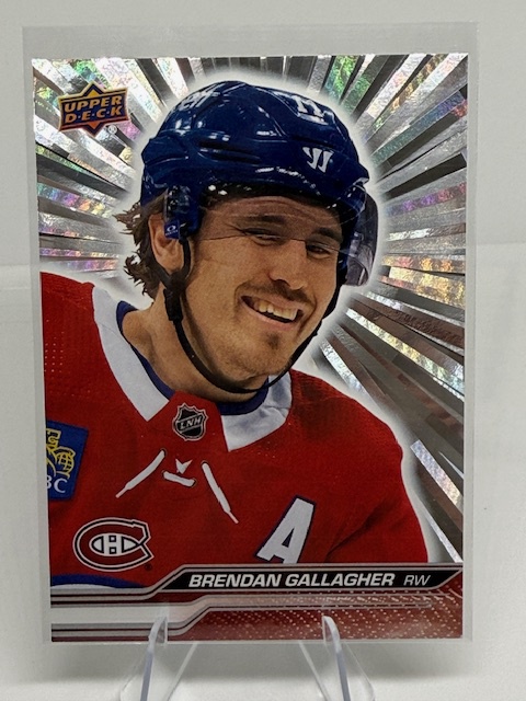 2023-24 Upper Deck - Outburst Silver Brendan Gallagher #348 front