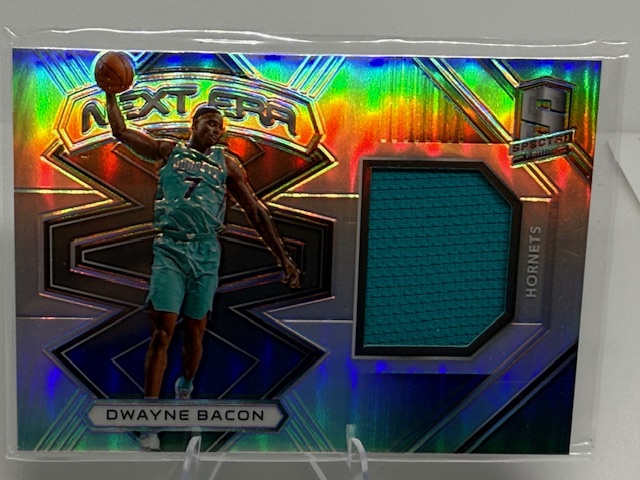 2017-18 Panini Spectra - Next Era Dwayne Bacon #NXT-18 MEM, SN199 front