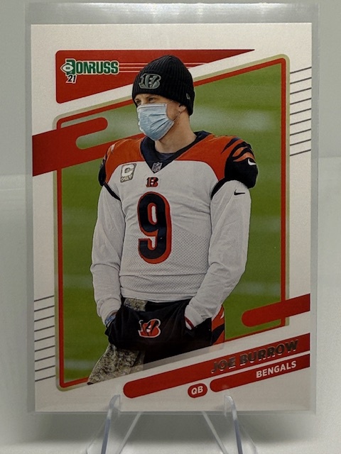 2021 Donruss Joe Burrow #211b front