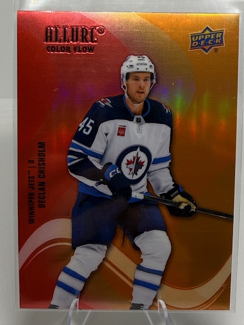 2022-23 Upper Deck Allure - Color Flow Red-Orange Declan Chisholm #SF-98 front