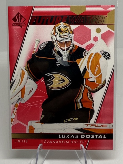 2022-23 SP Authentic - Limited Red Lukas Dostal #113 front