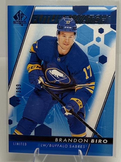 2022-23 SP Authentic - Limited Blue Brandon Biro #177 SN399 front
