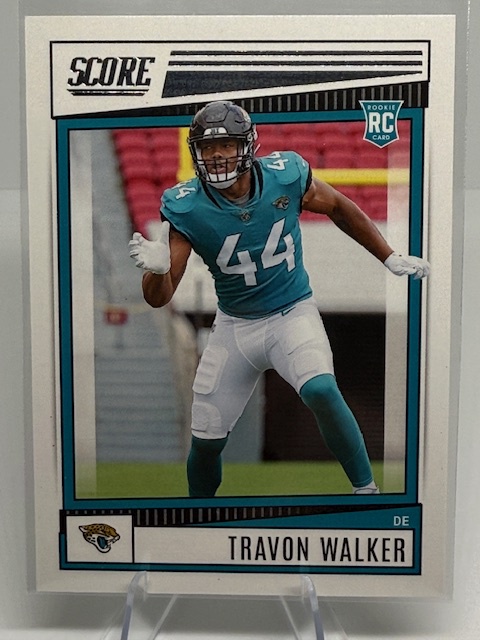 2022 Score Travon Walker #340 RC front