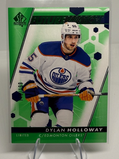 2022-23 SP Authentic - Limited Green Dylan Holloway #106 SN199 front