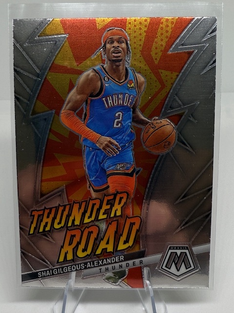 2022-23 Panini Mosaic - Thunder Road Shai Gilgeous-Alexander #14 front