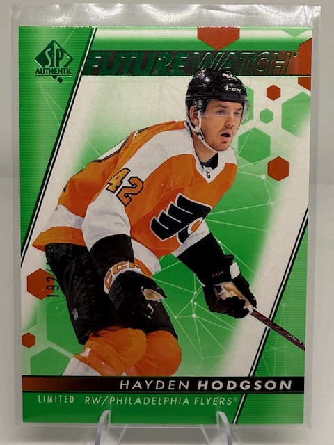 2022-23 SP Authentic - Limited Green Hayden Hodgson #169 SN199 front