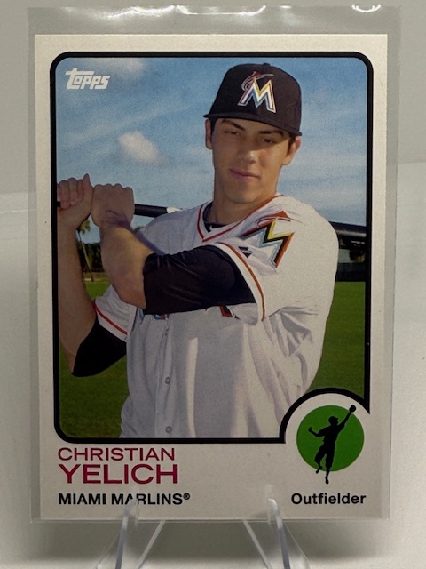 2014 Topps Archives Christian Yelich #40 front