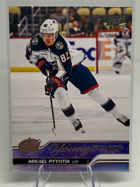 2023-24 Upper Deck Mikael Pyyhtia #477 RC front