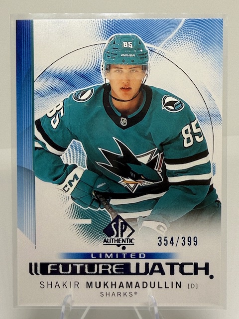 2024-25 SP Authentic - Future Watch Limited Blue Shakir Mukhamadullin #122 SN399 front