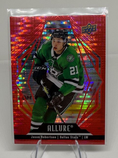 2022-23 Upper Deck Allure - Red Rainbow Jason Robertson #42 front