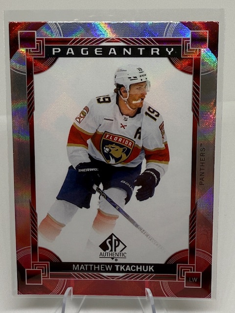 2024-25 SP Authentic - Pageantry Red Matthew Tkachuk #P-34 front
