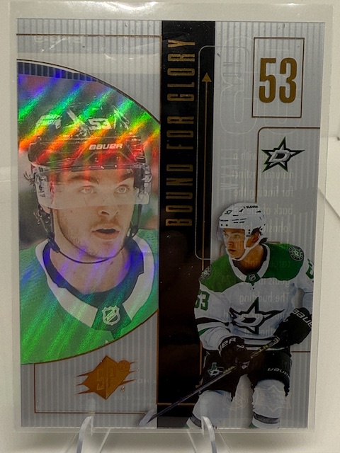 2024-25 SPx - Bound For Glory Wyatt Johnston #BFG-9 front