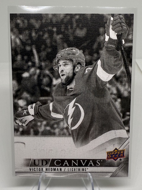2022-23 Upper Deck - UD Canvas Black & White Victor Hedman #C72 front