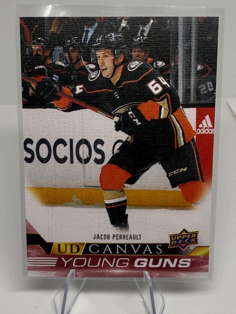 2022-23 Upper Deck - UD Canvas Jacob Perreault #C98 front