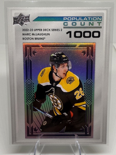 2022-23 Upper Deck - Population Count 1000 Marc McLaughlin #PC-35 front