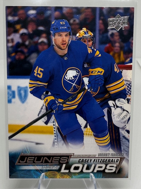 2022-23 Upper Deck - French (Variante Française) Casey Fitzgerald #498 RC front