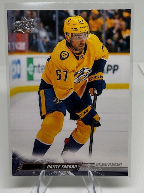 2022-23 Upper Deck - French (Variante Française) Dante Fabbro #101 front